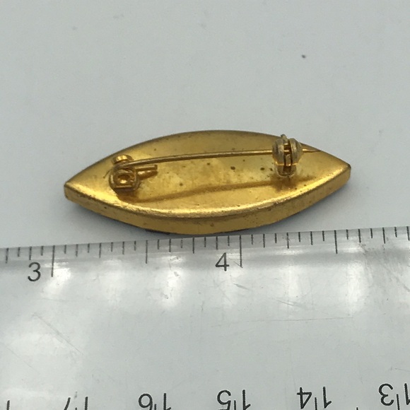 Italian inlay brooch with microscopic mosaic chips - Picture 3 of 7